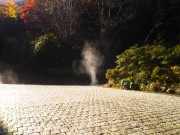 「ほっこりする風景」（The Steam of Hot Spring）