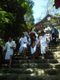 「金時神社の例大祭」（The Festival for Kintoki Shrine）