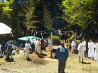 「金時神社の例大祭」（The Festival for Kintoki Shrine）