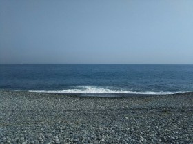 「御幸の浜」（Miyukinohama Beach, Odawara）